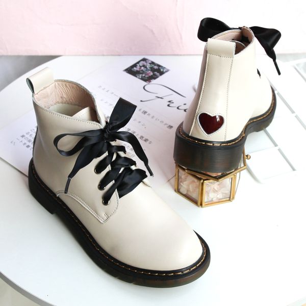 lolita round head sweet girl ankle student retro martin women's boots genuine leather ladies zp2v, Black
lolita round head sweet girl ankle student retro martin women's boots genuine leather ladies zp2v, Black