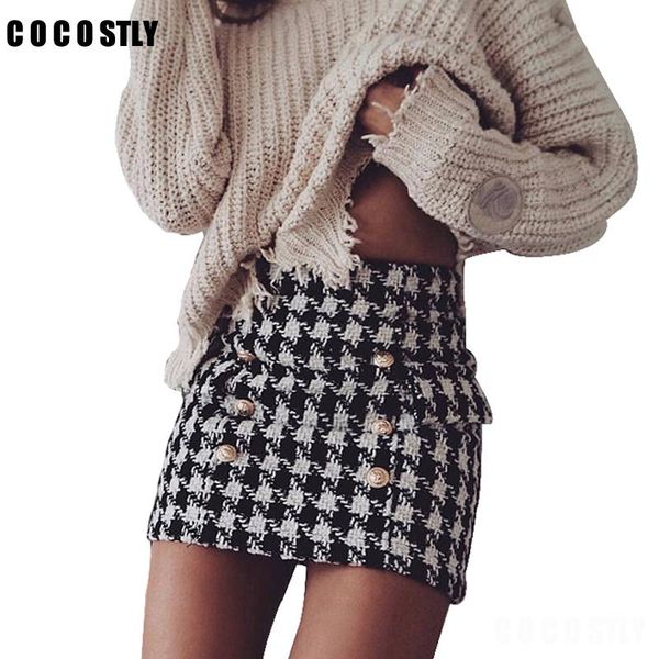 skirts winter skirt women mini tweed slim fit female fashion vintage above knee street wear, Black
skirts winter skirt women mini tweed slim fit female fashion vintage above knee street wear, Black