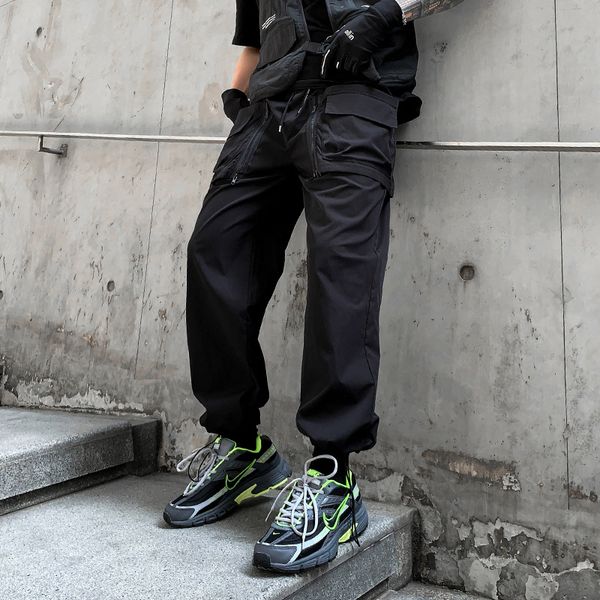 new hip hop jogging mens multi-pocket elastic waist harem male streetwear 2021 trousers tactical pants men ck7m jmwt, Black
new hip hop jogging mens multi-pocket elastic waist harem male streetwear 2021 trousers tactical pants men ck7m jmwt, Black
