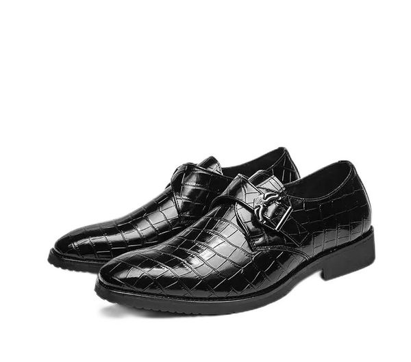 men shoes monk pu leather fashion dress classic comfortable casual business shoes buckle 2021 new spring outdoor autumn slip on dh492, Black
men shoes monk pu leather fashion dress classic comfortable casual business shoes buckle 2021 new spring outdoor autumn slip on dh492, Black