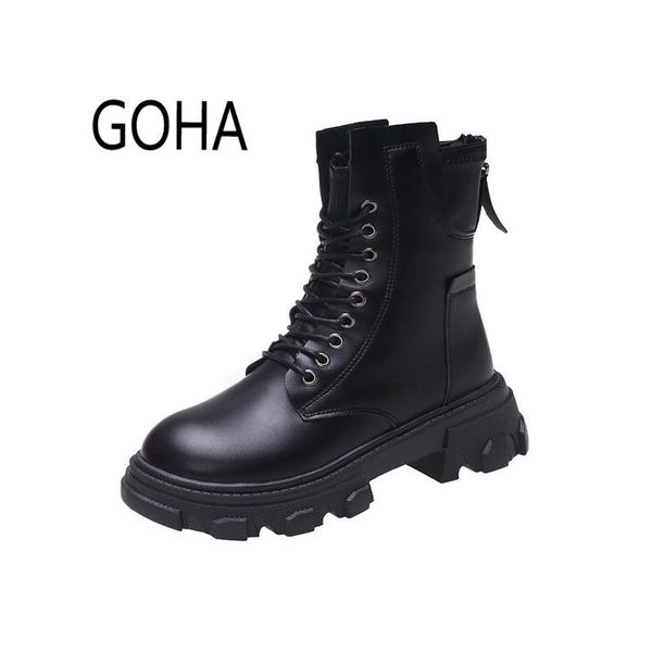 boots fashion black lace up women ankle autumn punk platform heel motorcycles for female short leather botas zapatos mujer
boots fashion black lace up women ankle autumn punk platform heel motorcycles for female short leather botas zapatos mujer