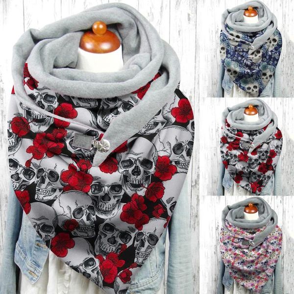 scarves 2021 women autumn winter scarf knit halloween print bandana female warm triangle blanket shawls and wraps bufanda d4, Blue;gray
scarves 2021 women autumn winter scarf knit halloween print bandana female warm triangle blanket shawls and wraps bufanda d4, Blue;gray