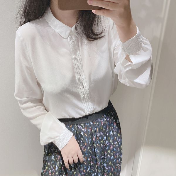 2021 New 100% Camisa De Seda Feminina Cor Branca Rendas Turn-down Colarinho Manga Longa Estilo Francs Escritrio Senhora Blusa Incio Da Prima, Black
2021 New 100% Camisa De Seda Feminina Cor Branca Rendas Turn-down Colarinho Manga Longa Estilo Francs Escritrio Senhora Blusa Incio Da Prima, Black