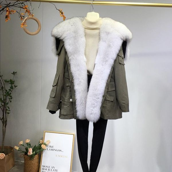 women's fur & faux fashion rex liner female jacket collar jackets for women 2021 autumn winter coats ropa zjt1212, Black
women's fur & faux fashion rex liner female jacket collar jackets for women 2021 autumn winter coats ropa zjt1212, Black