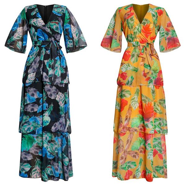 ethnic clothing summer african beach dress women print evening gowns v-neck party chiffon maxi dresses a-line formal, Red
ethnic clothing summer african beach dress women print evening gowns v-neck party chiffon maxi dresses a-line formal, Red