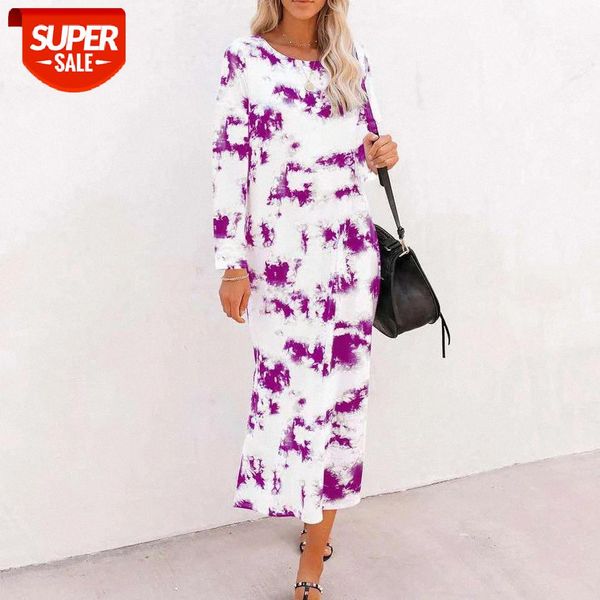 autumn long sleeve tie dye printed midi dress casual round neck fit and flare party vestidos wdc5332 #qm1k, White;black
autumn long sleeve tie dye printed midi dress casual round neck fit and flare party vestidos wdc5332 #qm1k, White;black