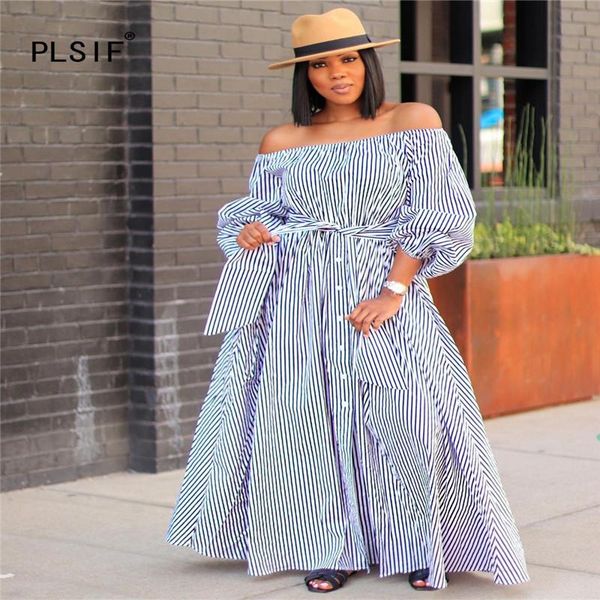 casual dresses strapless blue stripe backless long sleeve fit and flare dress night club party lady fashion women, Black;gray
casual dresses strapless blue stripe backless long sleeve fit and flare dress night club party lady fashion women, Black;gray