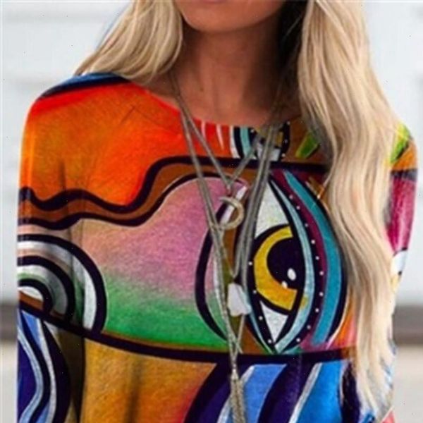 r40 harajuku blouse women plus size shirts funny graphic printed abstract art pullover o neck long sleeve shirts blouses, White
r40 harajuku blouse women plus size shirts funny graphic printed abstract art pullover o neck long sleeve shirts blouses, White