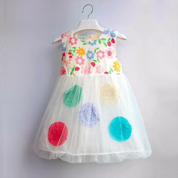 girls cotton printed floral girl dress princess lace three dimensional flower mesh 2 5 years, Red;yellow
girls cotton printed floral girl dress princess lace three dimensional flower mesh 2 5 years, Red;yellow