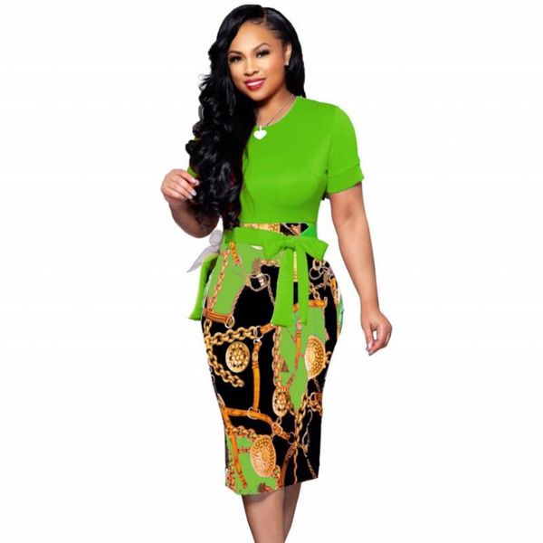 women elegant office midi dresses ladies bodycon print short sleeve belt o-neck female fashion work summer pencil dress, Black;gray
women elegant office midi dresses ladies bodycon print short sleeve belt o-neck female fashion work summer pencil dress, Black;gray