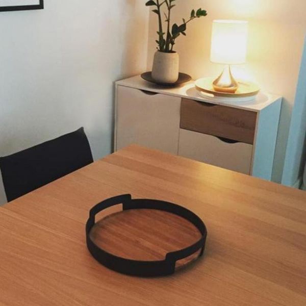 dishes & plates round bamboo panel serving tray storage plate for living room
dishes & plates round bamboo panel serving tray storage plate for living room