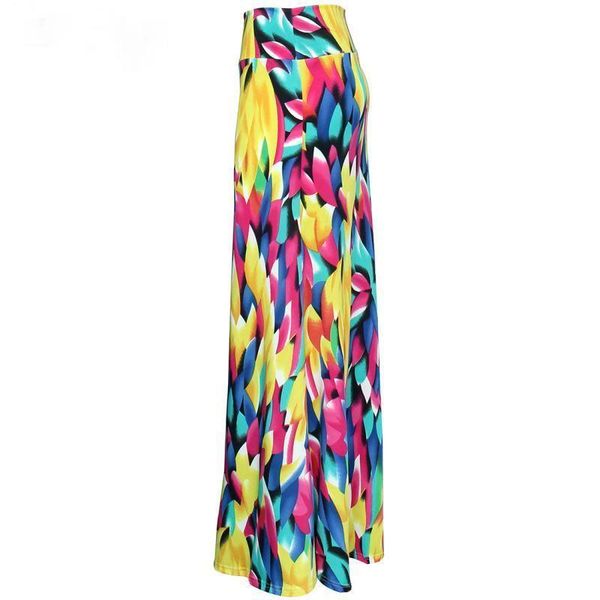 skirts european style printed slim package hip long women skirt beach, Black 
skirts european style printed slim package hip long women skirt beach, Black