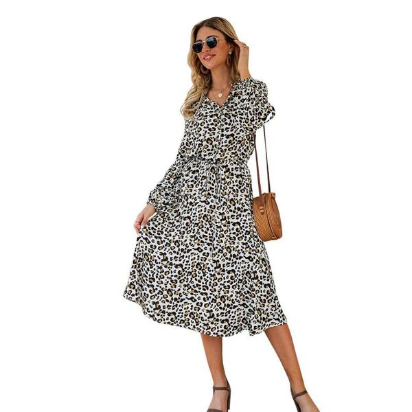 casual dresses missky 2021 women dress v neck leopard print long sleeve high waist spring summer a-line midi for female, Black;gray
casual dresses missky 2021 women dress v neck leopard print long sleeve high waist spring summer a-line midi for female, Black;gray