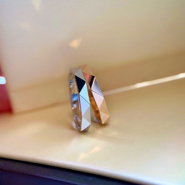 punk band ring with rhombus shape in 18k rose gold and platinum ring for women wedding jewelry gift ps6444, Silver
punk band ring with rhombus shape in 18k rose gold and platinum ring for women wedding jewelry gift ps6444, Silver