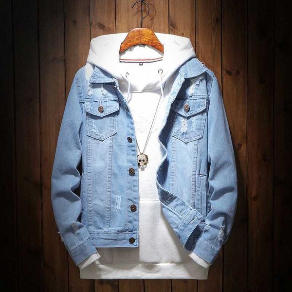 clothing new man men's coats fashion jeans casual loose ripped holes vintage bomber denim jacket z4ij#, Black;brown
clothing new man men's coats fashion jeans casual loose ripped holes vintage bomber denim jacket z4ij#, Black;brown