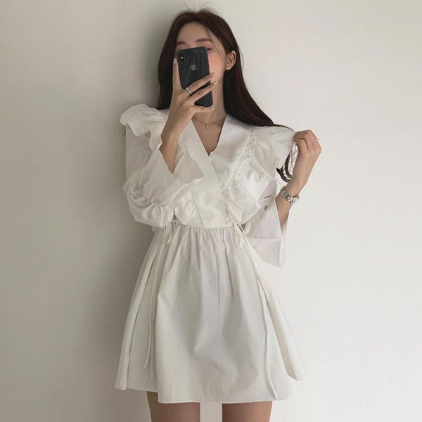 casual dresses 2021fashion women summer harajuku france elegantes cotagecore long-sleeved mini cute fairy dress designer clothes sukien, Black;gray
casual dresses 2021fashion women summer harajuku france elegantes cotagecore long-sleeved mini cute fairy dress designer clothes sukien, Black;gray