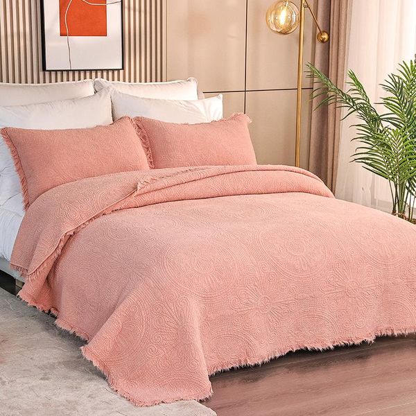 comforters & sets solid bedspread on the bed cotton quilt set 3pcs soft sand washing cover queen size quilted coverlet blanket for chausub
comforters & sets solid bedspread on the bed cotton quilt set 3pcs soft sand washing cover queen size quilted coverlet blanket for chausub