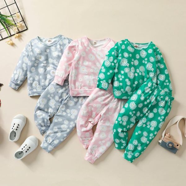 clothing sets 6m-4y kid baby girls clothes set pajama daisy flower long sleeve pullover + elastic waist trousers spring autumn casual outfit, White
clothing sets 6m-4y kid baby girls clothes set pajama daisy flower long sleeve pullover + elastic waist trousers spring autumn casual outfit, White