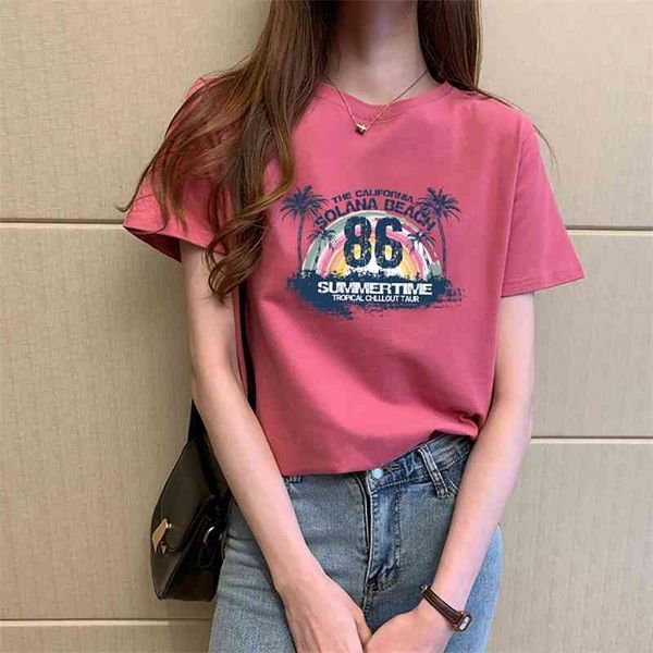 women's t-shirt fashion letter raiow print short sleeve cotton t shirts women summer o-neck straight baggy loose white black women
women's t-shirt fashion letter raiow print short sleeve cotton t shirts women summer o-neck straight baggy loose white black women