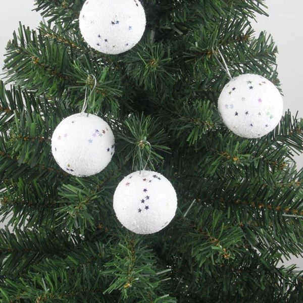 6pcs christmas tree foam snowball hanging snow balls baubles pendant decoration xmas ornament 4/6/8cm1
6pcs christmas tree foam snowball hanging snow balls baubles pendant decoration xmas ornament 4/6/8cm1
