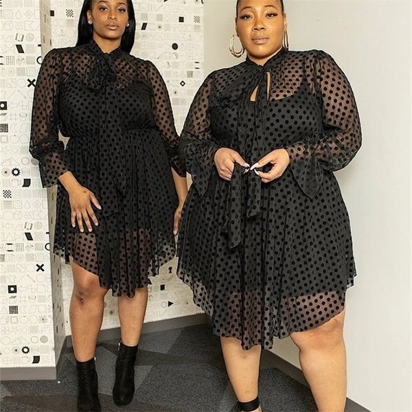 plus size xl-5xl summer mini dress women full sleeve mesh bodycon night club party bandage street dresses vestidos gl5071 210309, Black;gray
plus size xl-5xl summer mini dress women full sleeve mesh bodycon night club party bandage street dresses vestidos gl5071 210309, Black;gray