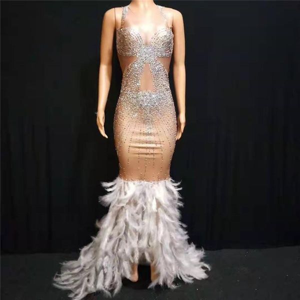 party decoration d85 ballroom dance long dresses women performance wears feather skirt bodysuit dj rhinestone trailing dress outfits clothe
party decoration d85 ballroom dance long dresses women performance wears feather skirt bodysuit dj rhinestone trailing dress outfits clothe