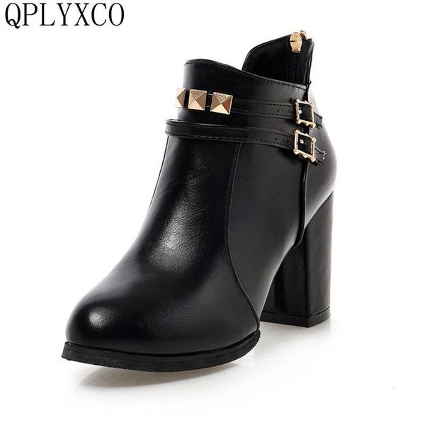 boots qplyxco plus super big size 30-50 autumn winter shoes woman short high heels ankle wedding women 718, Black
boots qplyxco plus super big size 30-50 autumn winter shoes woman short high heels ankle wedding women 718, Black