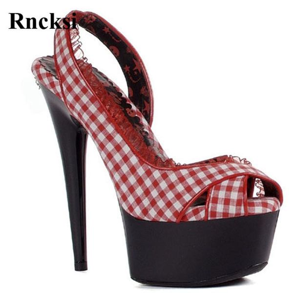 sandals rncksi women cut plaid straps spring wedding party dress 15cm high heels platform night club pole dance, Black
sandals rncksi women cut plaid straps spring wedding party dress 15cm high heels platform night club pole dance, Black