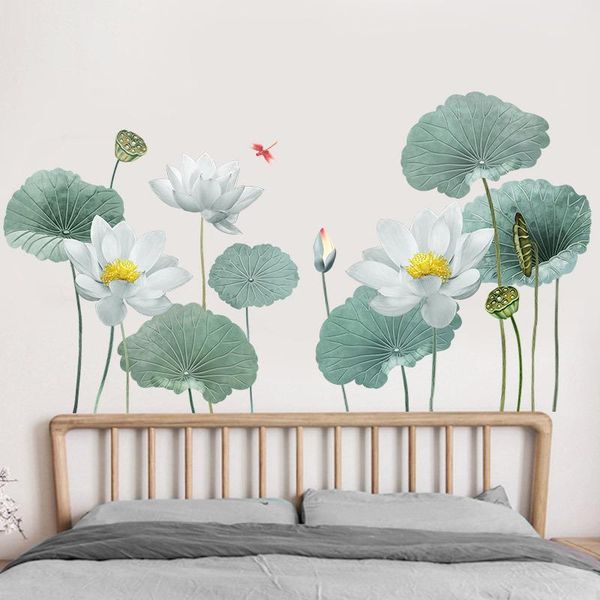 wall stickers lotus leaf living room wallpaper decorations flower self-adhesive pvc sticker home decals diy decoration
wall stickers lotus leaf living room wallpaper decorations flower self-adhesive pvc sticker home decals diy decoration