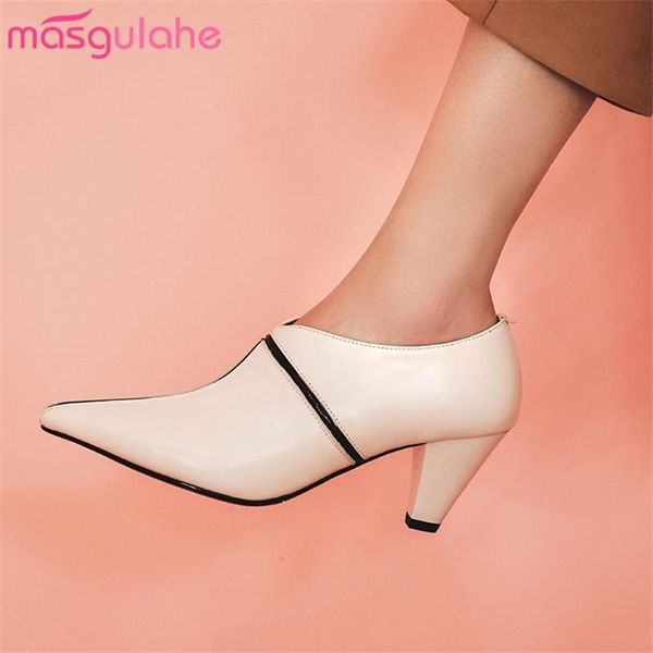 dress shoes masgulahe 2021 est women pumps genuine leather pointed toe zip spring autumn single fashion woman, Black
dress shoes masgulahe 2021 est women pumps genuine leather pointed toe zip spring autumn single fashion woman, Black