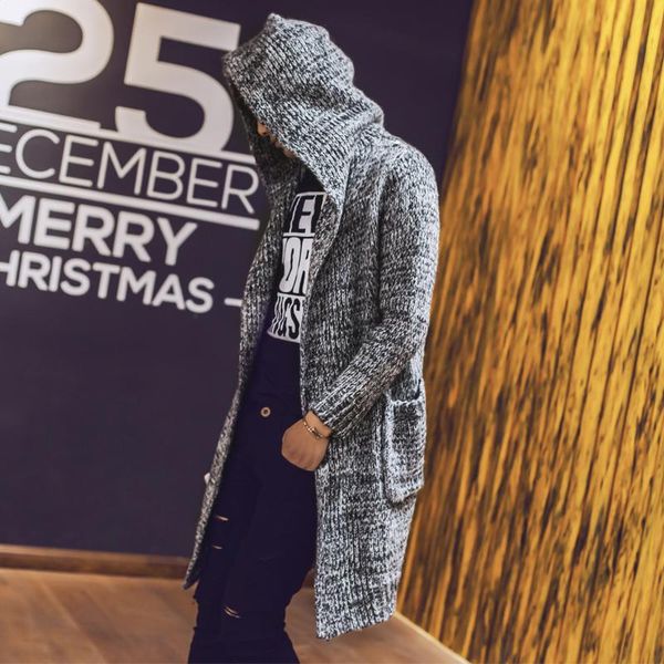 men's jackets cardigan hooded sweaters fashion male long men solid size 2xl, Black;brown
men's jackets cardigan hooded sweaters fashion male long men solid size 2xl, Black;brown