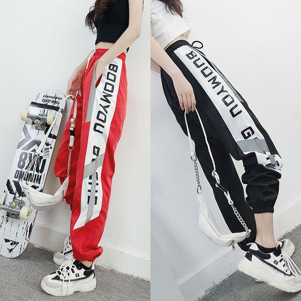 2021 new fall of hip hop women korean women's athletic released casual elastic on her waist ankle with reflective band pants 7dxo, Black;white
2021 new fall of hip hop women korean women's athletic released casual elastic on her waist ankle with reflective band pants 7dxo, Black;white