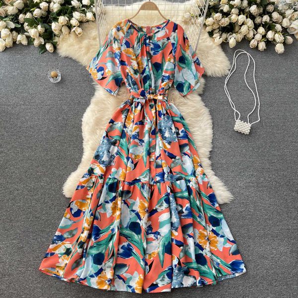 bohemian women printed long dress summer round neck short sleeve high waist a-line vestidos casual maxi robe female 2021 fashion y0603, Black;gray
bohemian women printed long dress summer round neck short sleeve high waist a-line vestidos casual maxi robe female 2021 fashion y0603, Black;gray