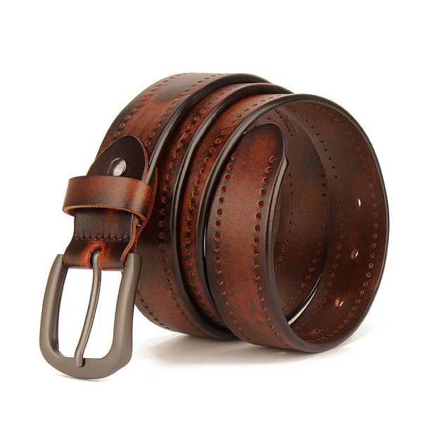belts luxury leather belt male genuine for men vintage brown color jean pin buckle strap cow skin 3.4cm width, Black;brown
belts luxury leather belt male genuine for men vintage brown color jean pin buckle strap cow skin 3.4cm width, Black;brown