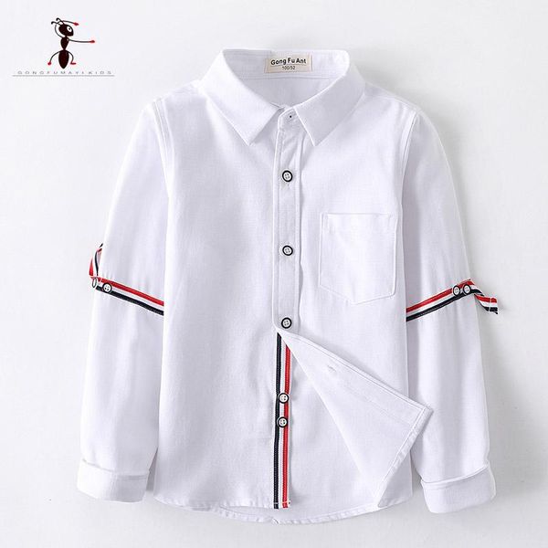 shirts 2021 spring solid color ribbon decoration boy shirt blue white school uniforms 3t-12t big kids, White;black
shirts 2021 spring solid color ribbon decoration boy shirt blue white school uniforms 3t-12t big kids, White;black