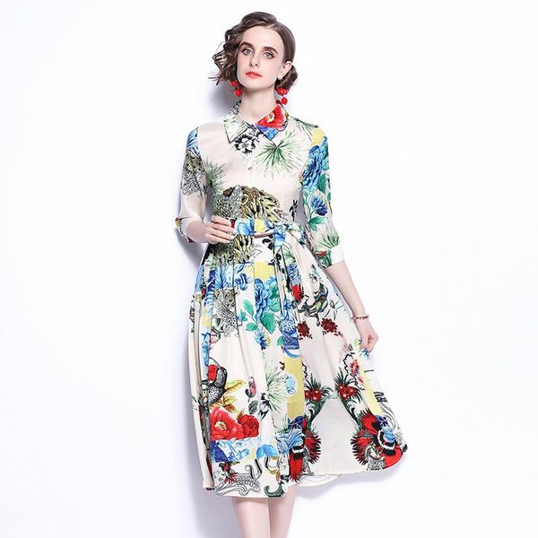 party dresses 2021 women's spring autumn dress european commuter lapel print lace-up slim female waist x772, White;black
party dresses 2021 women's spring autumn dress european commuter lapel print lace-up slim female waist x772, White;black