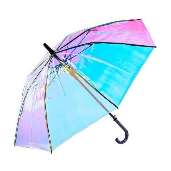 umbrellas laser transparent umbrella for women long handle windproof creative magic color rainbow clear gift friend
umbrellas laser transparent umbrella for women long handle windproof creative magic color rainbow clear gift friend