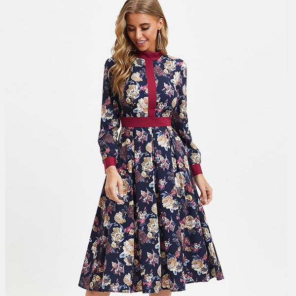 casual dresses size plus women patchwork vintage a-line dress floral printed long sleeve autumn 2021 elegant midi blus, Black;gray
casual dresses size plus women patchwork vintage a-line dress floral printed long sleeve autumn 2021 elegant midi blus, Black;gray