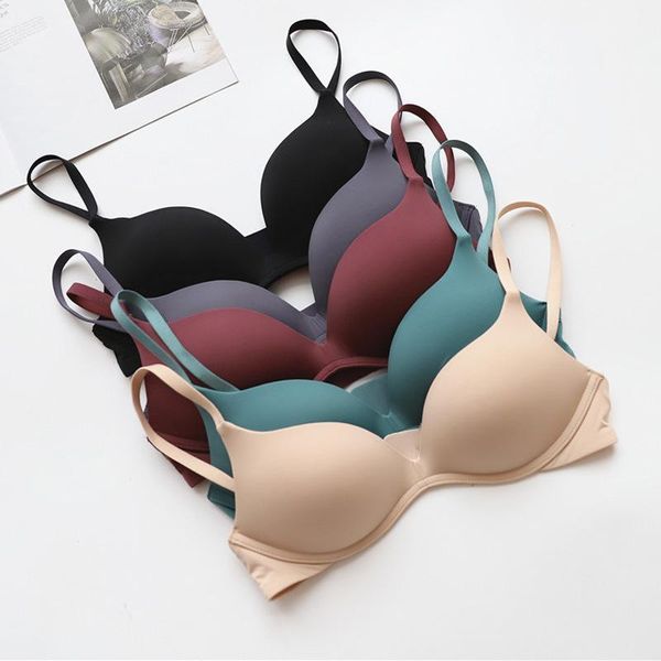 bras seamless for women push up bra t shirt brassiere wireless a b cup thin underwear comfort lingerie bralette, Red;black
bras seamless for women push up bra t shirt brassiere wireless a b cup thin underwear comfort lingerie bralette, Red;black