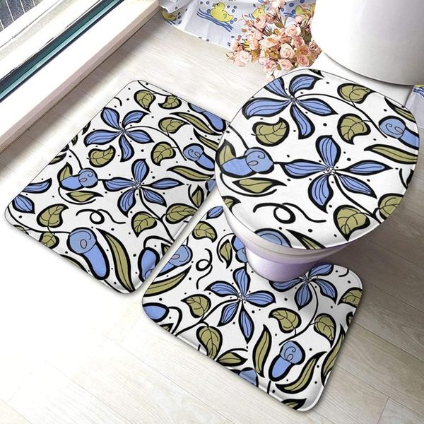 bath mats art deco clematis, blue, bathroom mat sets 3 piece set rugs memory foam toilet seat cover lid
bath mats art deco clematis, blue, bathroom mat sets 3 piece set rugs memory foam toilet seat cover lid