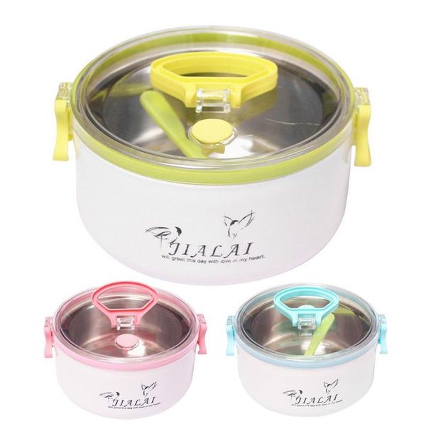 dinnerware sets portable round stainless steel bento lunch box leakproof container with lid for kitchen tools gadgets
dinnerware sets portable round stainless steel bento lunch box leakproof container with lid for kitchen tools gadgets