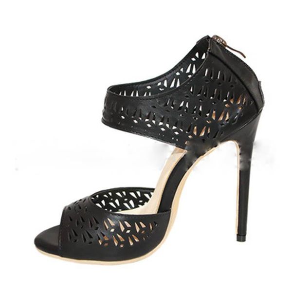 sandals women's fish mouth hollow high-heeled 2021 summer foreign trade super fashion large, Black
sandals women's fish mouth hollow high-heeled 2021 summer foreign trade super fashion large, Black