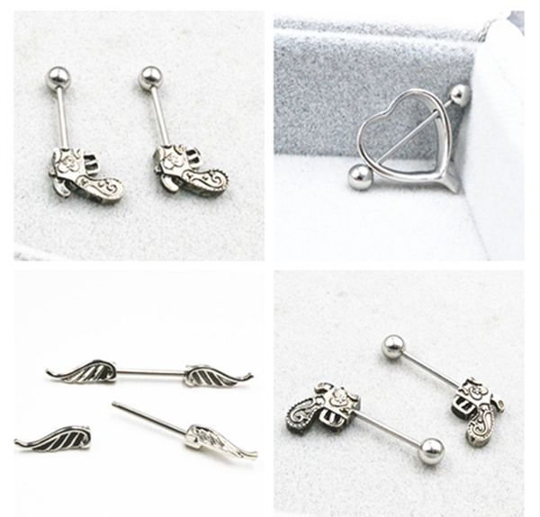 50pcs 16g jewerly nipple shield ring bar barbells body piercing choose the styles, Silver
50pcs 16g jewerly nipple shield ring bar barbells body piercing choose the styles, Silver