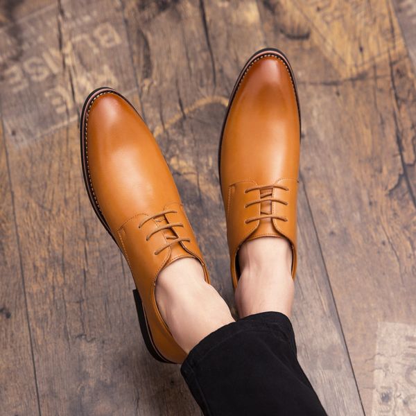 men's drs sho wedding men's leisure fashion bright leather pointed small men, Black
men's drs sho wedding men's leisure fashion bright leather pointed small men, Black