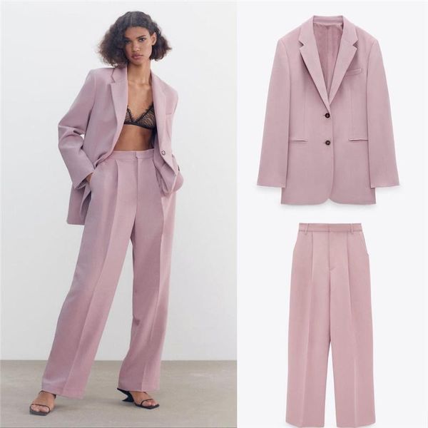 women's two piece pants women blazer and wide leg sets pieces ol single breasted jacket formal suit long trousers 2021 spring, White
women's two piece pants women blazer and wide leg sets pieces ol single breasted jacket formal suit long trousers 2021 spring, White