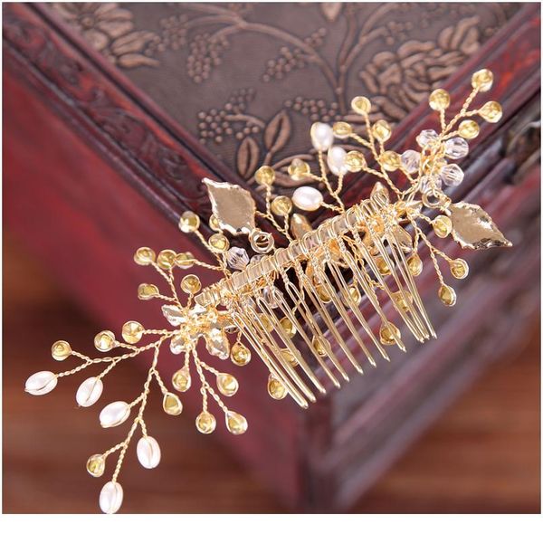trendy gold pearl bridal hair comb tiara bridal headpiece wedding hair accessories for bride hair ornaments women jllruz
trendy gold pearl bridal hair comb tiara bridal headpiece wedding hair accessories for bride hair ornaments women jllruz