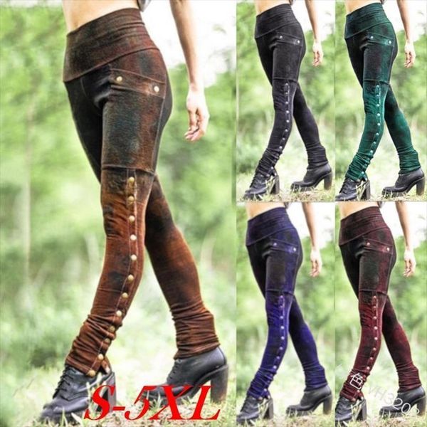 vintage patchwork rivets buttons women leggings split pant print gothique pants slim casual jeggings streetwear, Black
vintage patchwork rivets buttons women leggings split pant print gothique pants slim casual jeggings streetwear, Black
