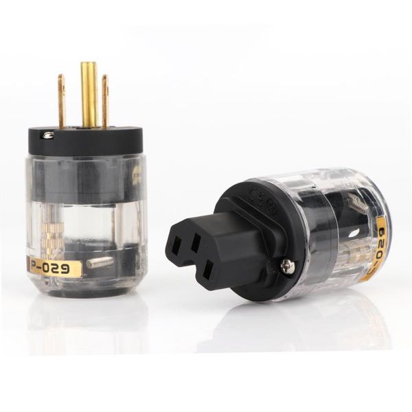 smart power plugs 1 pair hifi audio us version plug hi-end brass gold plated 3 pins ac connector for diy cable cord
smart power plugs 1 pair hifi audio us version plug hi-end brass gold plated 3 pins ac connector for diy cable cord