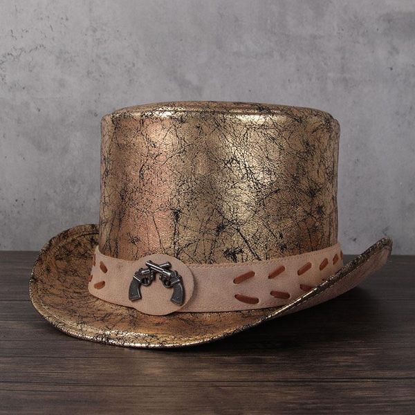 stingy brim hats women men 100% leather hat president lday fedora magic flat steampunk cosplay pork pie party cap 13cm, Blue;gray
stingy brim hats women men 100% leather hat president lday fedora magic flat steampunk cosplay pork pie party cap 13cm, Blue;gray