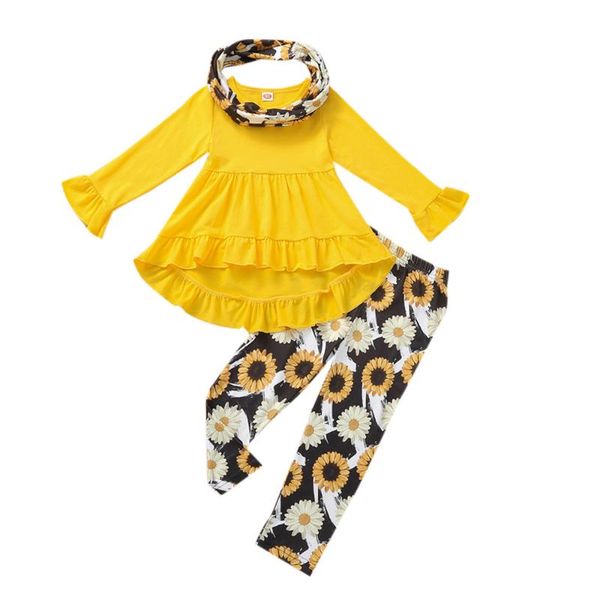 clothing sets girls casual three-piece clothes set, flared sleeves and floral printed pattern pants neckerchief 18m-6t, White
clothing sets girls casual three-piece clothes set, flared sleeves and floral printed pattern pants neckerchief 18m-6t, White